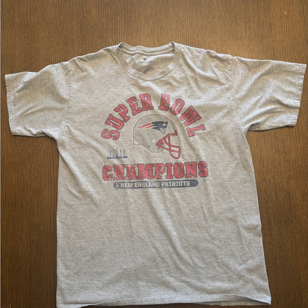 Super Bowl Champions Gray T-Shirt